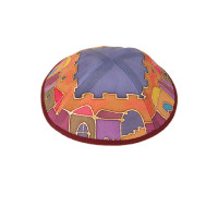 Emanuel Silk Painted Kippa