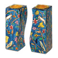 Emanuel Hand Painted Candlesticks