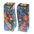 Emanuel Hand Painted Candlesticks