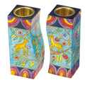 Emanuel Hand Painted Candlesticks