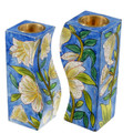 Emanuel Hand Painted Candlesticks