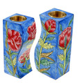 Emanuel Hand Painted Candlesticks