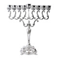 Nickel  Menorah Extra Large 19" (M-6631N)