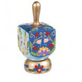Flowers Dreidel + Stand