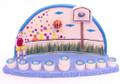 Basketball Ceramic Menorah 
