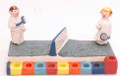 Tennis Ceramic Menorah 