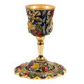 Karshi Jeweled Kiddush Goblets