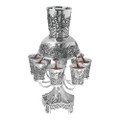 Karshi silver plated kiddush fountain