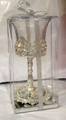 Glass Kiddush Cup on Foot
