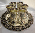 Silverplate liquer set