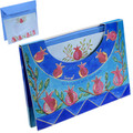 Light Pomegranates Notelets and Envelopes with Case