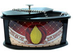 Maroon Design Esrog Box
