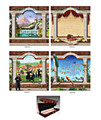 Exquisite Waterproof Fabric Mural - Sukkah Decoration