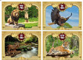 3-D Animal Set - 4 Pieces