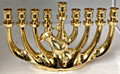 Small Heavy Brass Menorah