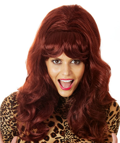 Peggy Bundy Auburn 60's Beehive Costume Wig - by Allaura - The Wig Outlet