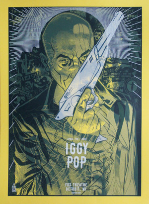 "IGGY POP Fabulous Killjoys Werewolf " Test print