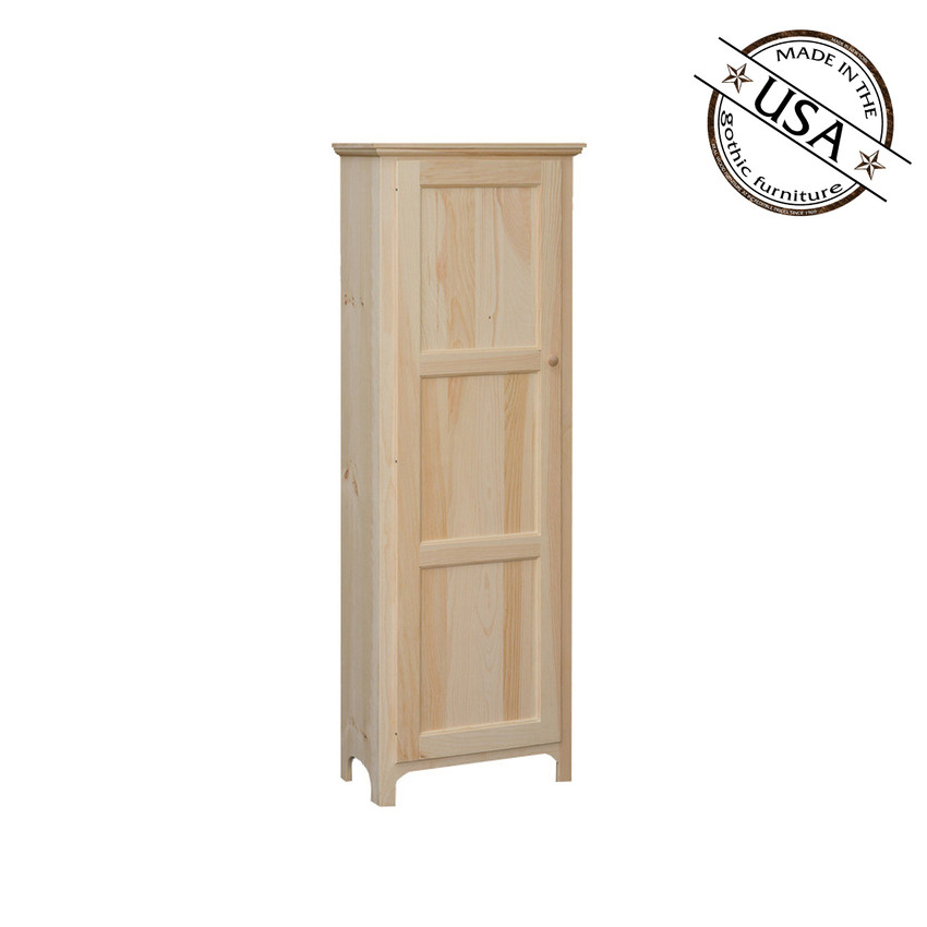 Pantry With A Flat Panel Door