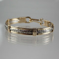  Silver Pattern # 101 Wire Cuff Bracelet