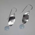 Sterling Silver & Aquamarine Earrings