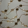 Shades of Gold Silk Necklace