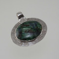 Fuchsite Sterling Silver Pendant