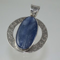 Kyanite Argentium Silver Pendant