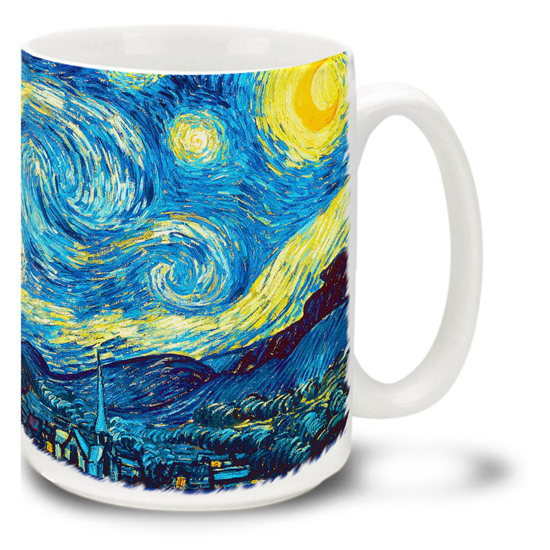 The Starry Night Vincent Van Gogh 15 oz Coffee Mug Cuppa