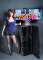 Postal Monkey Electric Guitar Case and Tuner, Psycho Graffiti