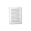 12" x 18" White Vinyl Rectangular Gable Vent (Price Per Piece).  Item #626075