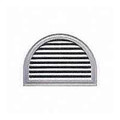 18" x 30" White Vinyl Half Moon Gable Vent (Price Per Piece).  Item #626093