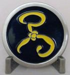 Yellow Sign Challenge Coin