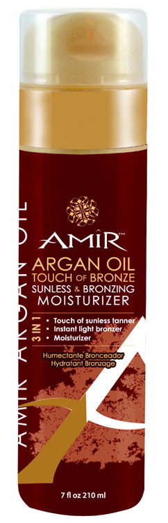 Amir Argan Oil Touch Of Bronze Sunless And Bronzing Moisturizer