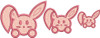 Picture of 3 Bunnies included in the set