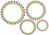 This is a picture of all 4 frames [not actual sizes]