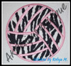 Customer stitched example on a t-shirt with cotton applique fabric.