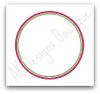 Double Satin Stitch Circle Frame - included in set
