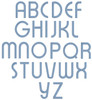 All uppercase letters included in the set