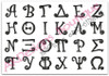 All the Greek Letters included in this set.