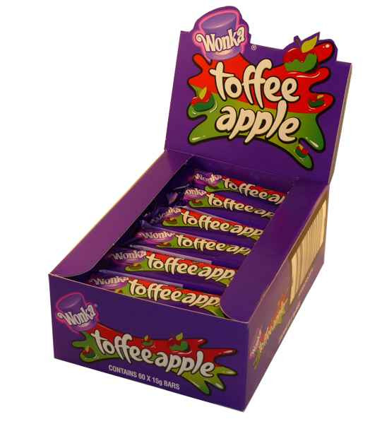 Wonka Toffee Apple Bars, now available to purchase online at The