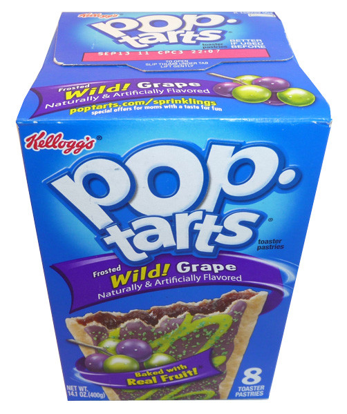 Kelloggs Pop Tarts Frosted Wild Grape, now available to purchase online at The Professors