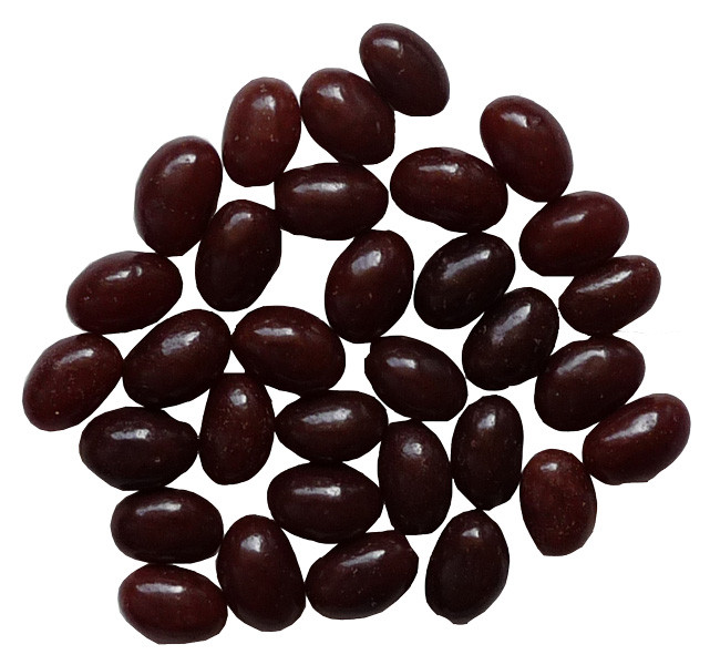 brown jelly beans