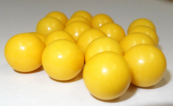 Fruit Choc Balls - Lemon Yellow (Our main image of this Confectionery)