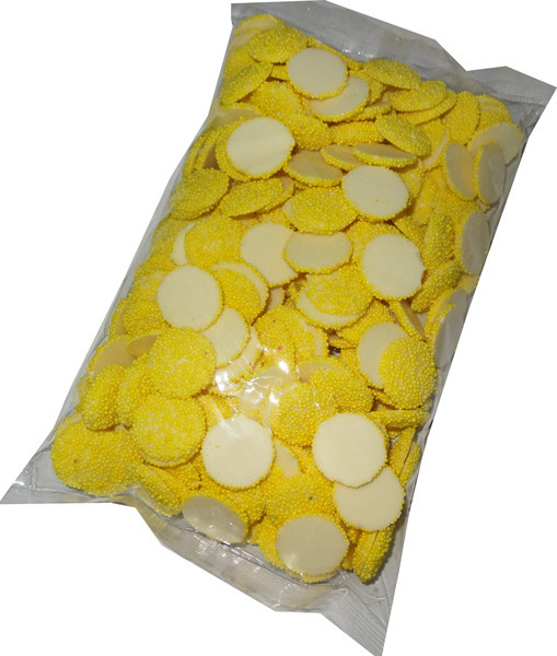 White Choc Jewels with Yellow Speckles (Our main image of this Confectionery)