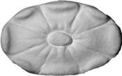 Oval Rosette Applique - CRA117