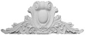 Applique CRA13 - Acanthus Leaves, scrolling volute and shield