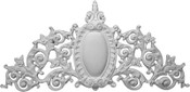Applique CRA18 - featuring acanthus leaves, filigree and a central oval emblem