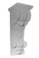Large Corbel Bracket featuring an acanthus leaf and scrolling details