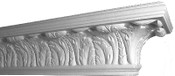 Detail image of acanthus leaf mantel shelf