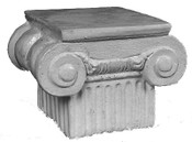 This Square Capital has large corner volutes